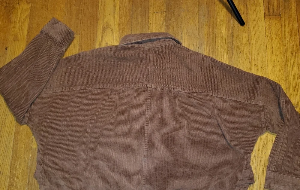 Forever 21 Brown Corduroy Cropped Jacket - Picture 6 of 10